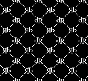 黑色底字母图案纹理