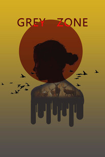 渐变风格抽象人物艺术图