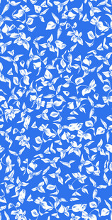 蓝色碎花图案背景纹理