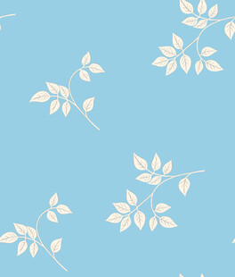 浅蓝色底花卉图案背景