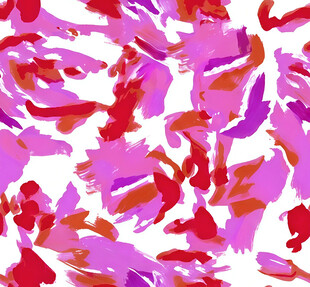 抽象多彩笔触艺术图案