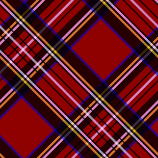 红色格子图案纹理