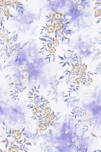 淡紫色花卉图案背景