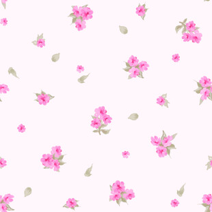 粉色小花无缝图案背景