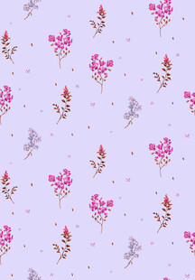 淡紫色花卉图案背景