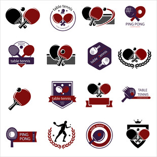 乒乓球图标