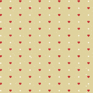 心形波点背景图案