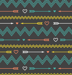 几何图案彩色箭头背景图