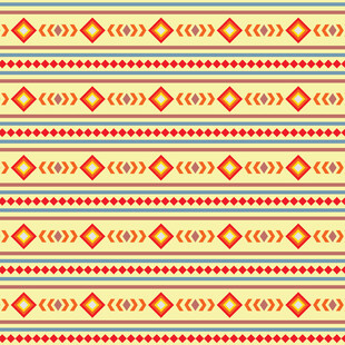 几何图案民族风无缝背景