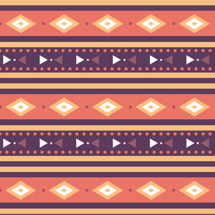民族风几何图案纹理背景