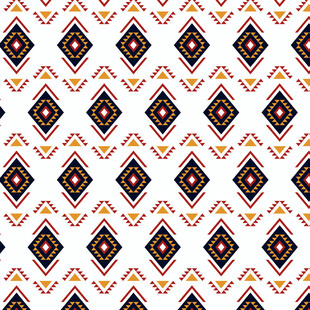 几何图案民族风无缝花纹