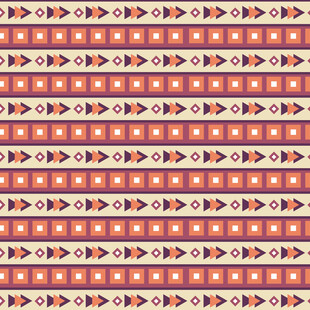民族风几何图案装饰条纹