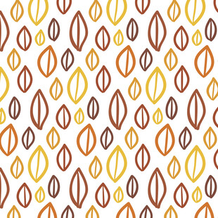 树叶图案无缝背景纹理