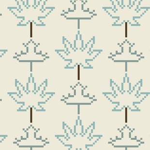 枫叶图案无缝背景纹理