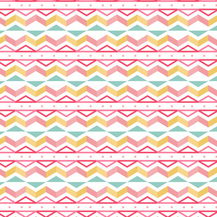 彩色锯齿形几何图案背景