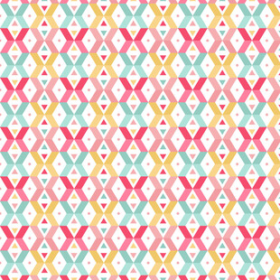 多彩几何图案背景纹理