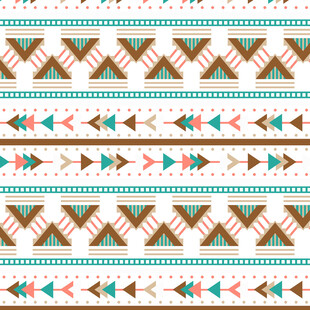 民族风几何图案装饰元素