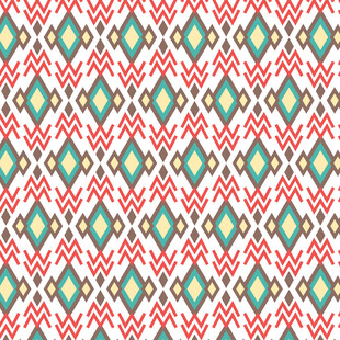 几何图案彩色无缝花纹背景