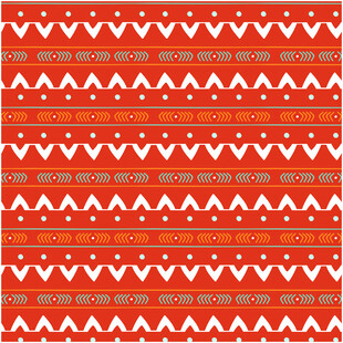 红色几何图案民族风纹理