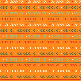 橙色几何图案重复纹理背景