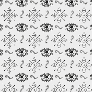 神秘眼睛花纹图案设计