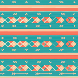 几何图案民族风无缝背景