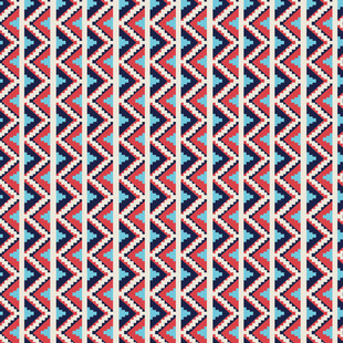 几何图案的红蓝相间纹理