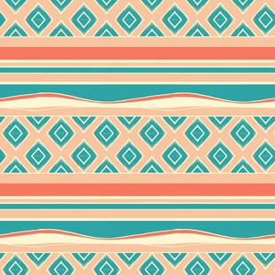 几何图案彩色条纹背景