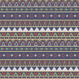 几何图案民族风无缝纹理