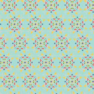 浅蓝色几何图案精美背景