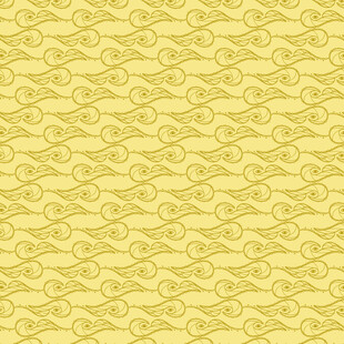 淡黄色古典花纹背景图案