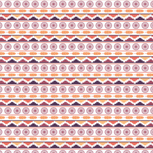 多彩几何图案无缝背景