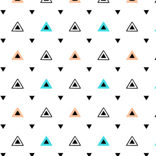 几何三角形图案无缝背景