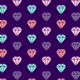 多彩钻石图案背景