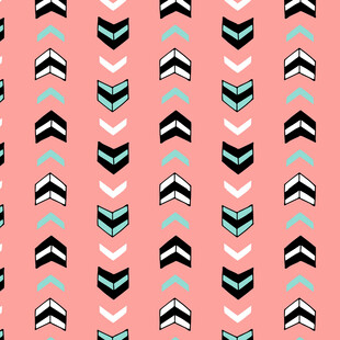 粉色底箭头图案几何花纹