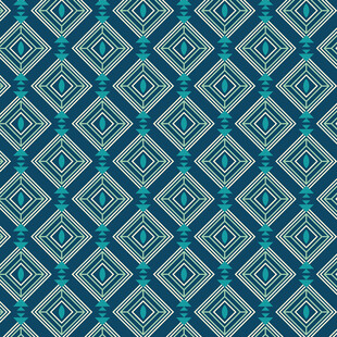 蓝绿几何图案无缝背景