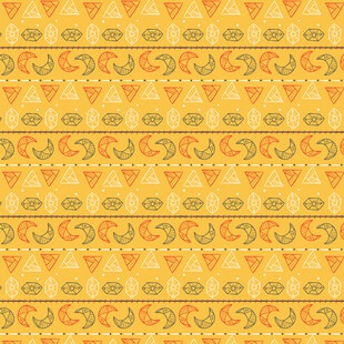 复古风格几何花纹图案