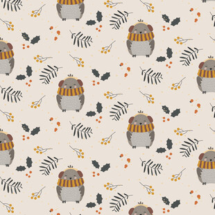 可爱动物图案背景设计