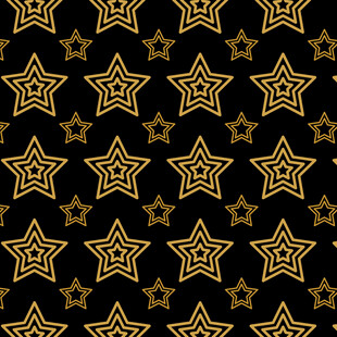 金色星星图案 