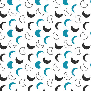 月亮星星图案背景纹理