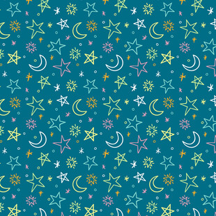 梦幻星空图案背景