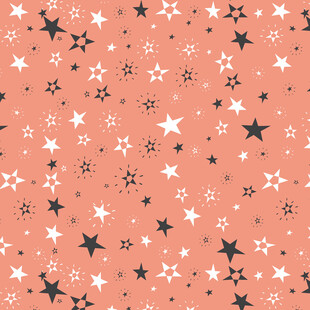 粉色背景星星图案纹理