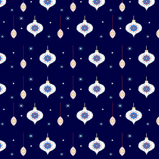 深蓝色几何图案无缝背景