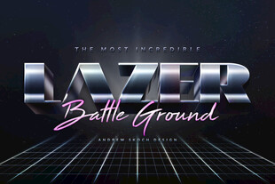 立体特效字样机图片