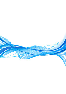 蓝色动感线条抽象背景图