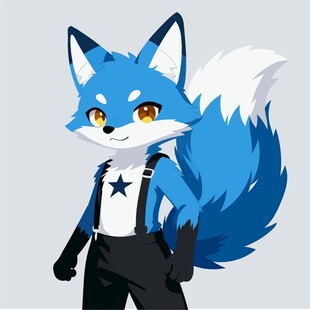 蓝色狐狸
