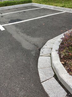 停车场边角景观