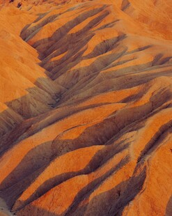 壮丽沙漠纹理景观