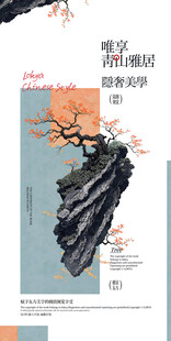 中式盆景艺术画册封面