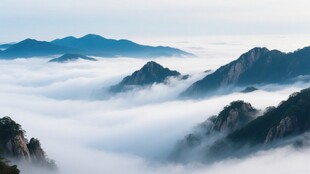 黄山云海壮美景观